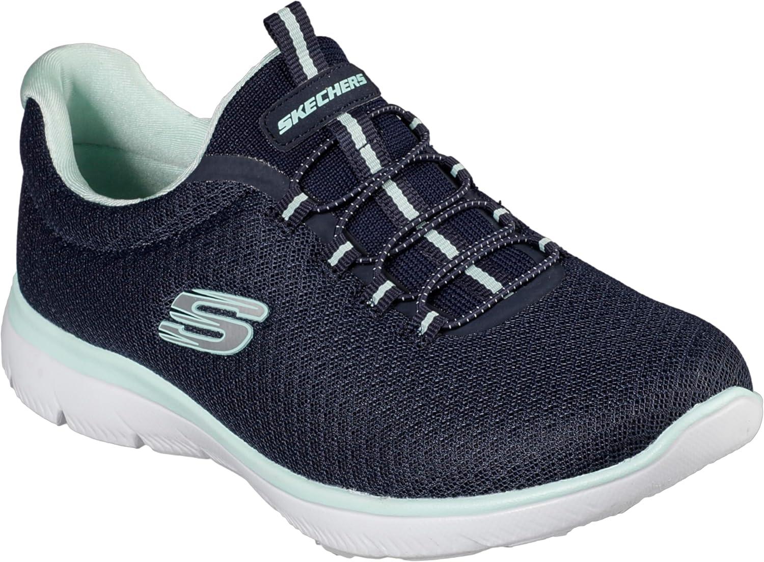 imageSkechers Womens Summits SneakersNavyAqua