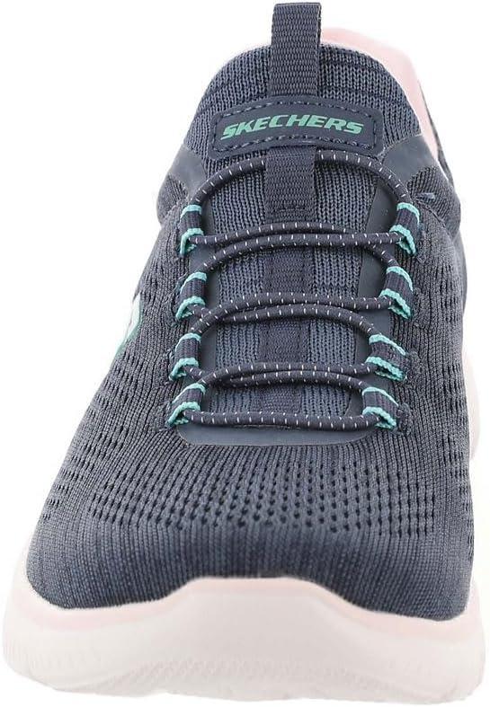 imageSkechers Womens Summits SneakersNavypinkturquoise