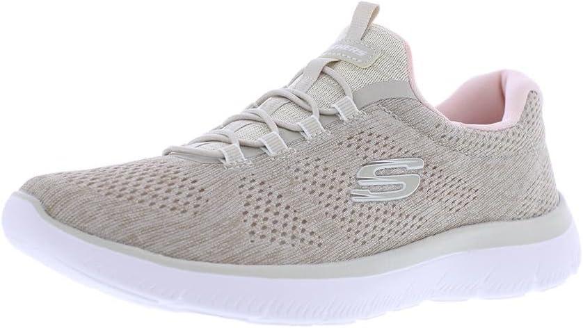 imageSkechers Womens Summits SneakersTaupePink