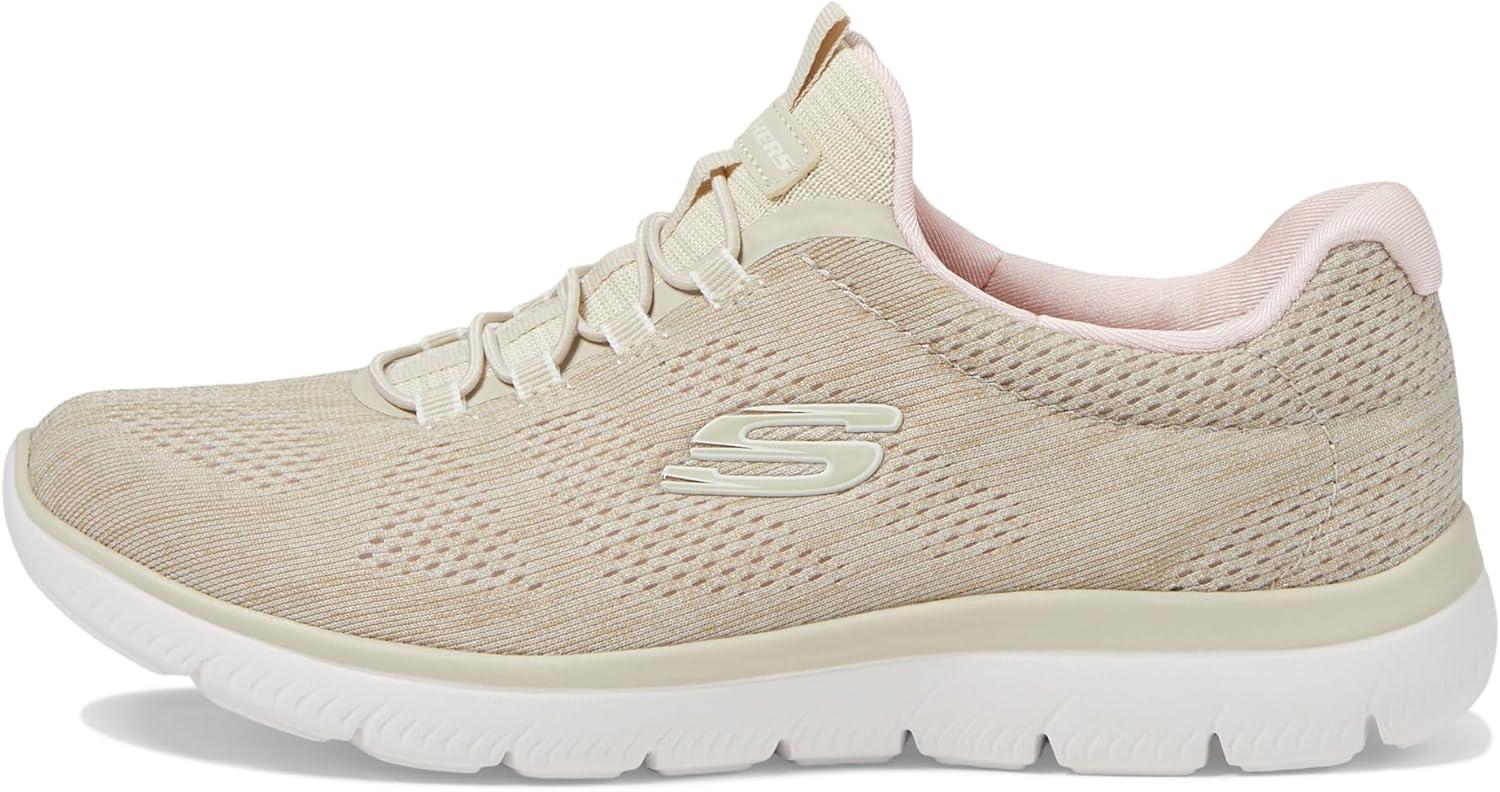 imageSkechers Womens Summits SneakersTaupePinktppk