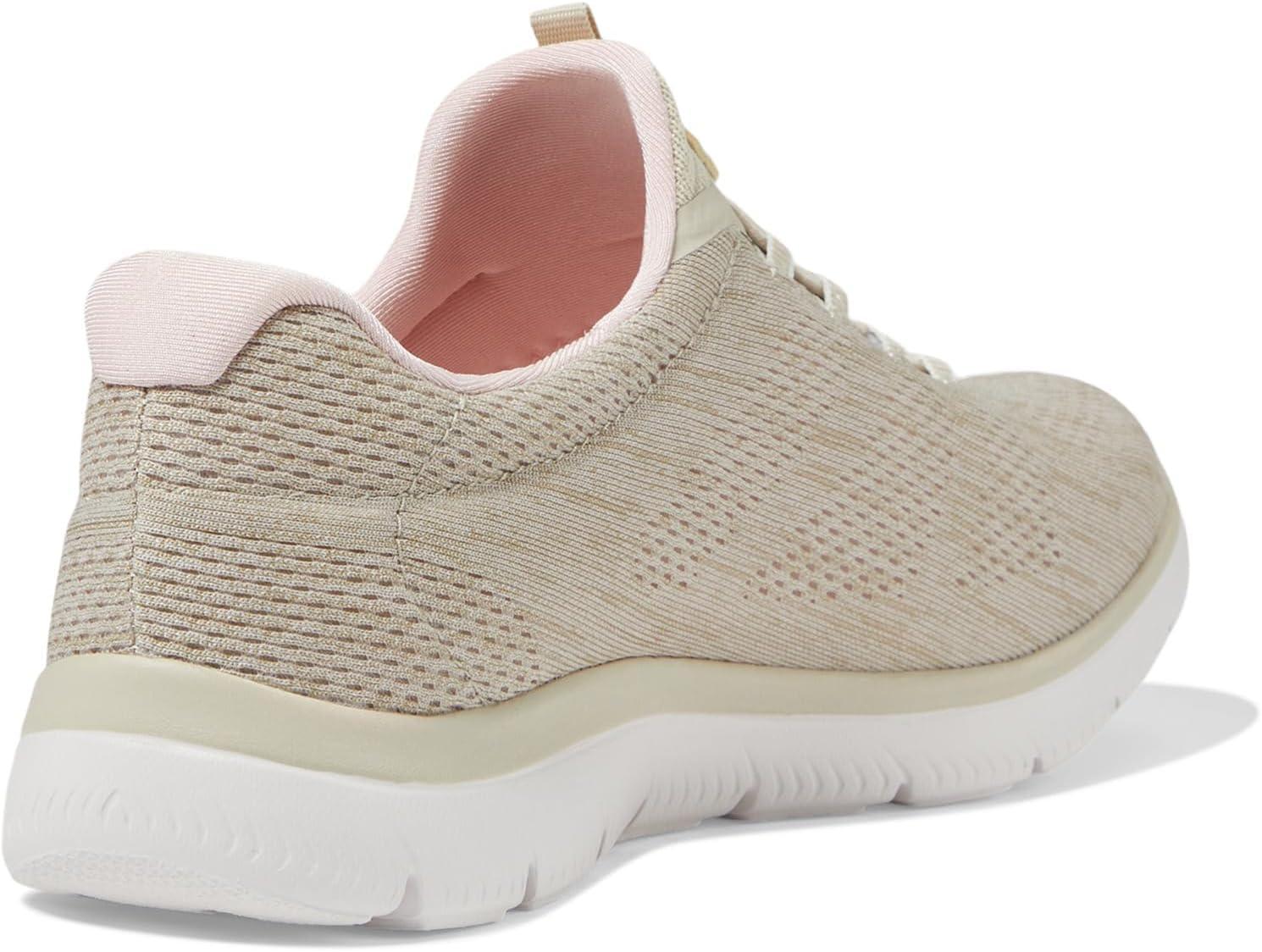 imageSkechers Womens Summits SneakersTaupePinktppk