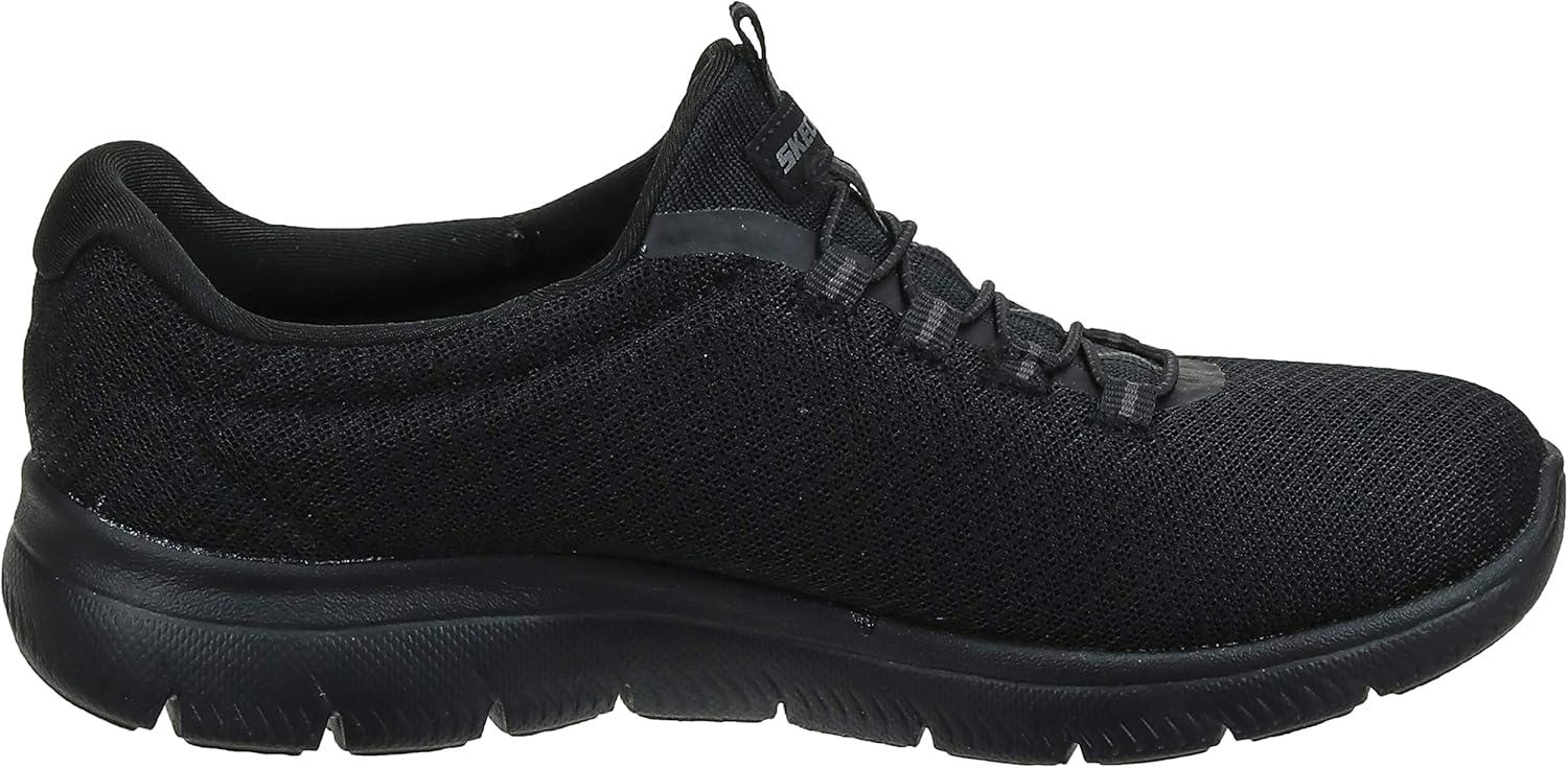 imageSkechers Womens Summitstop PlayerBlack Mesh Pink Trim