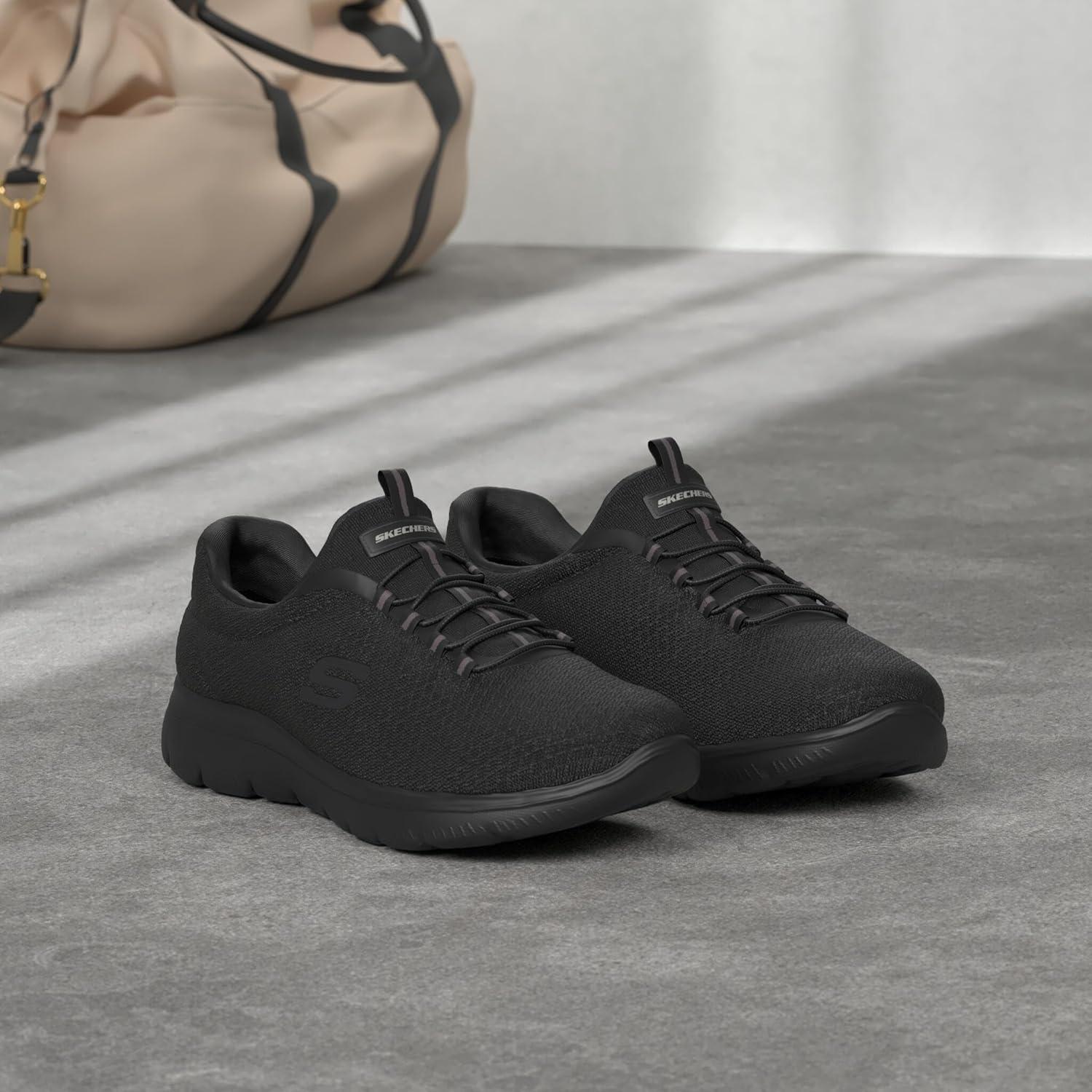 imageSkechers Womens Summitstop PlayerBlackBlackbbk