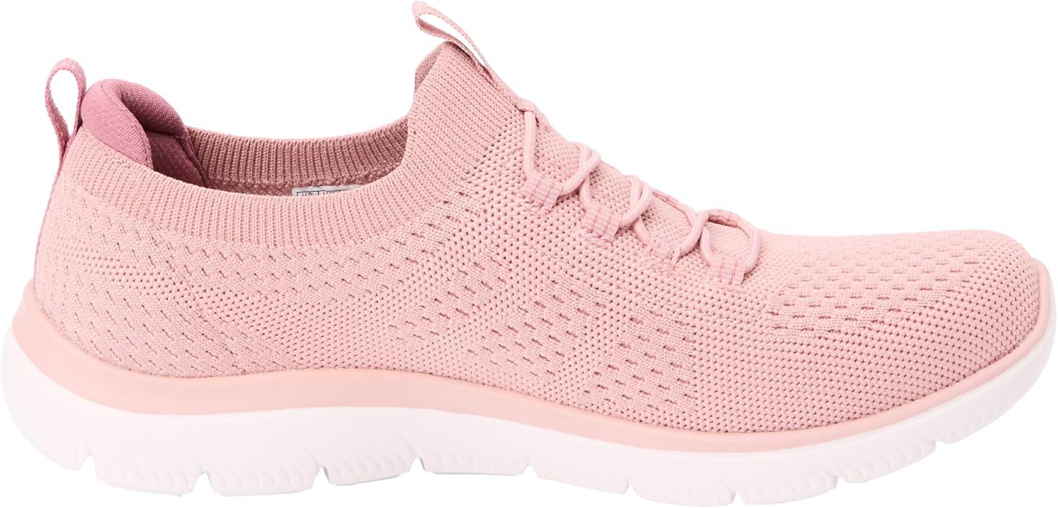 imageSkechers Womens Summitstop PlayerRose Knit Mauve Trim