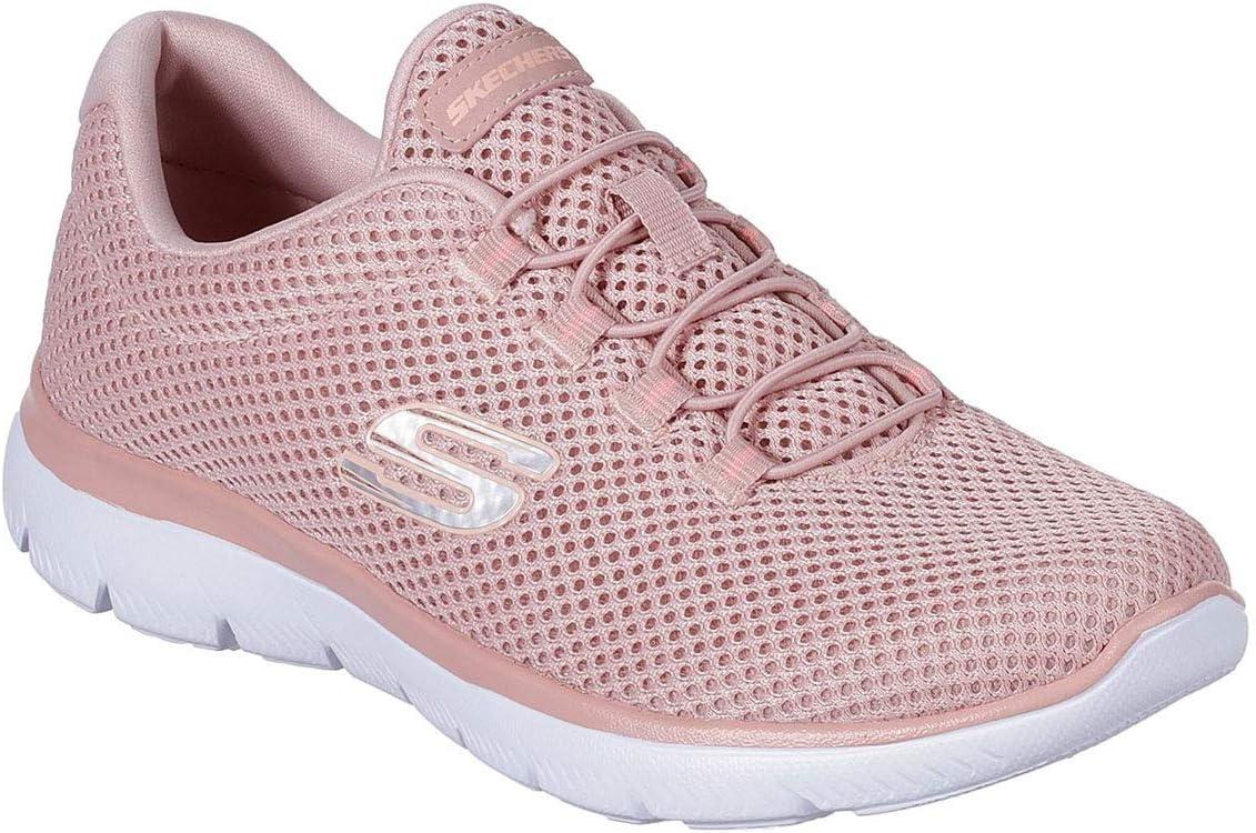 imageSkechers Womens Summitstop PlayerRose Mesh White Trim