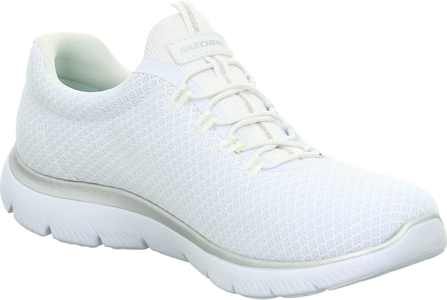 imageSkechers Womens Summitstop PlayerWhiteSilver