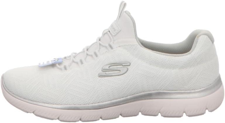 imageSkechers Womens Summitstop PlayerWhiteSilverwsl