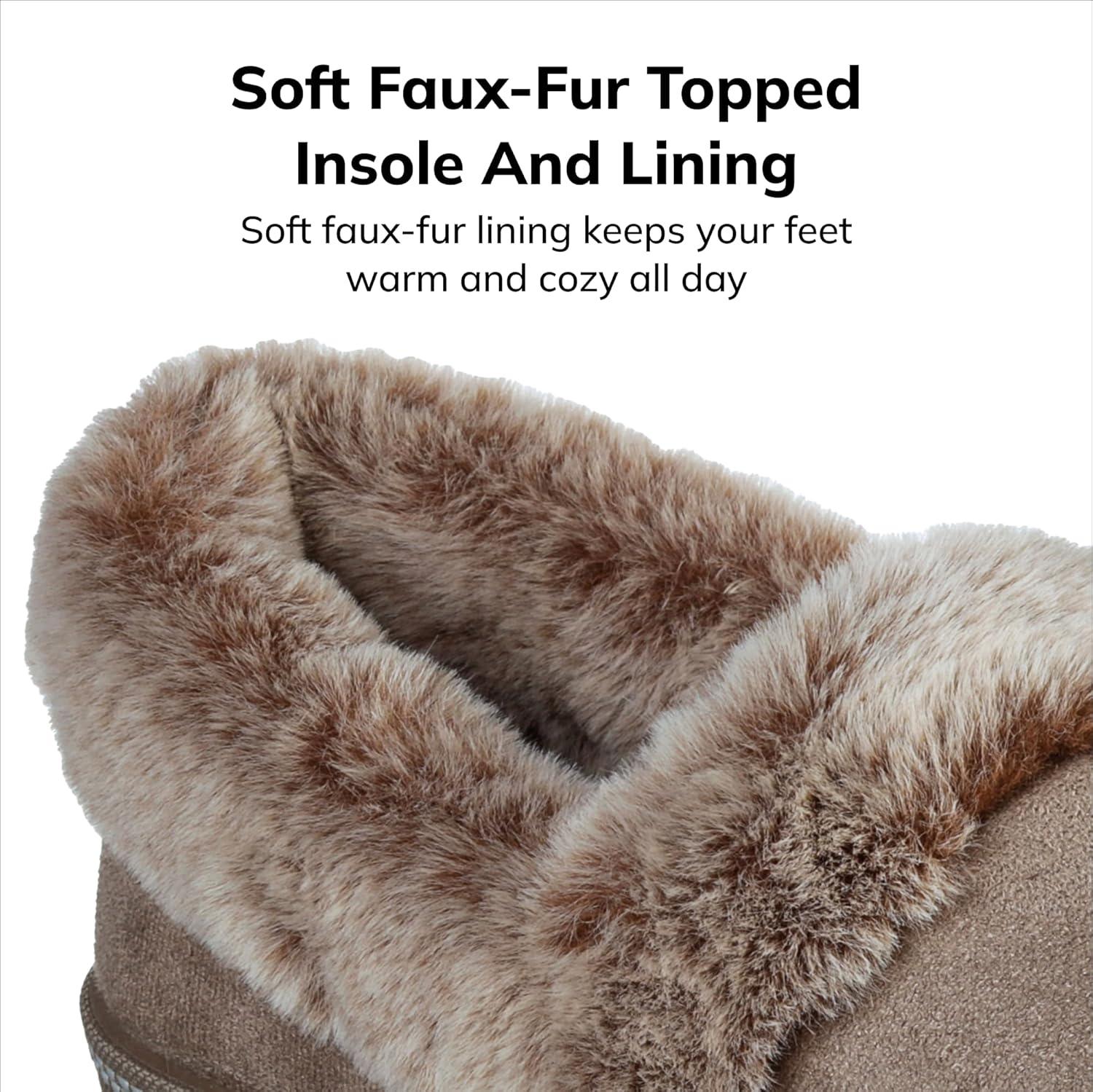 imageSkechers Womens Too Cozy SlipperDark Taupe