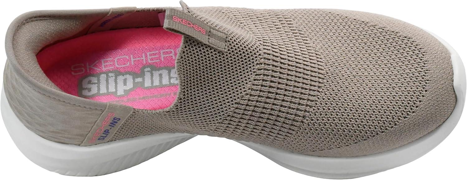 imageSkechers Womens Ultra Flex 30 Cozy StreakSneakerTaupe