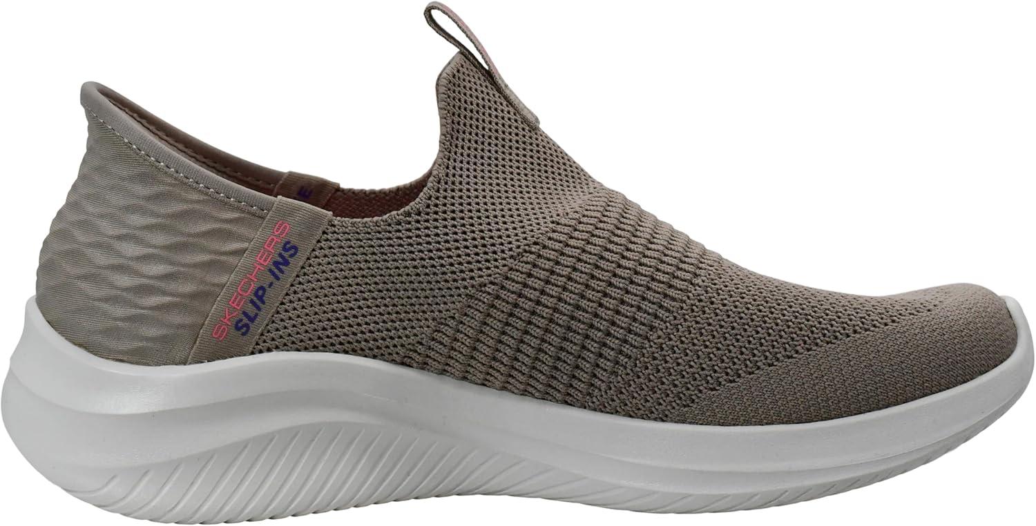 imageSkechers Womens Ultra Flex 30 Cozy StreakSneakerTaupe