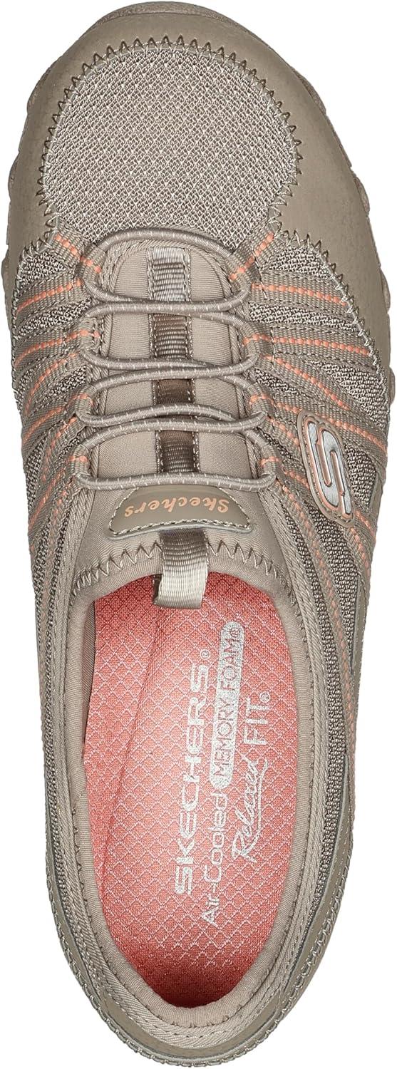 imageSkechers Womens Ultra Flex 30 Brilliant Path SneakersTaupe Mesh Duraleather Coral Trim