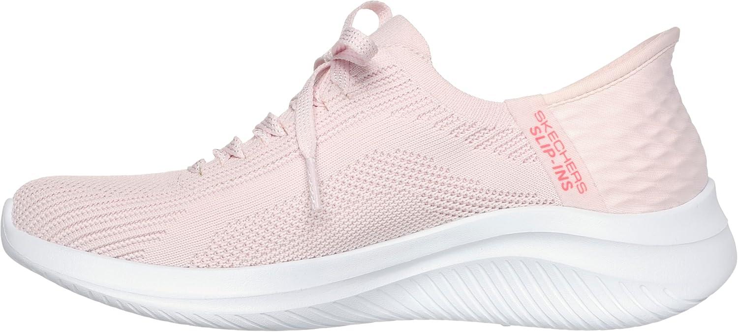 imageSkechers Womens Ultra Flex 30 Slipins SneakersLight Pink Textile Trim