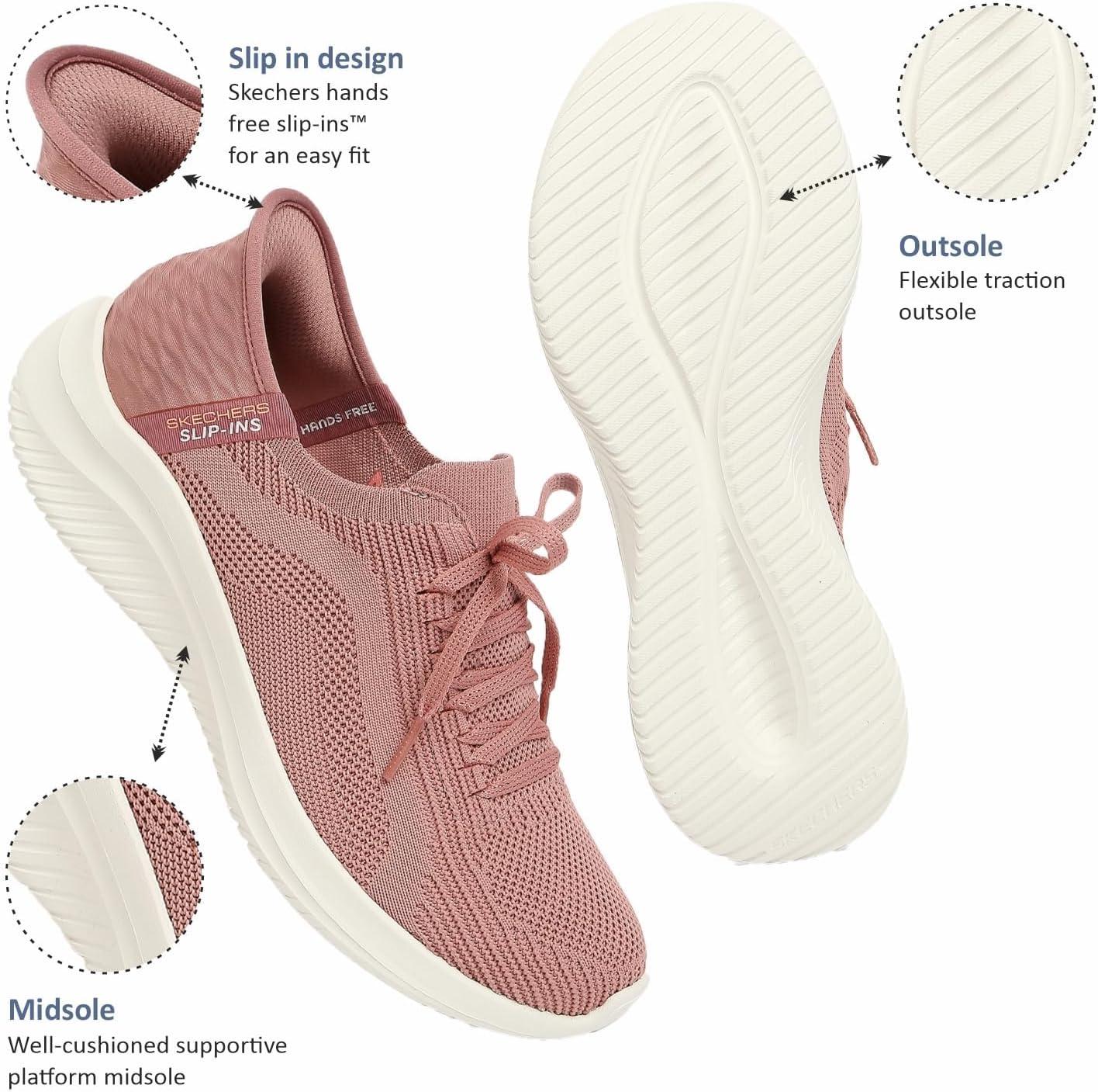 imageSkechers Womens Ultra Flex 30 Slipins SneakersMvemauve