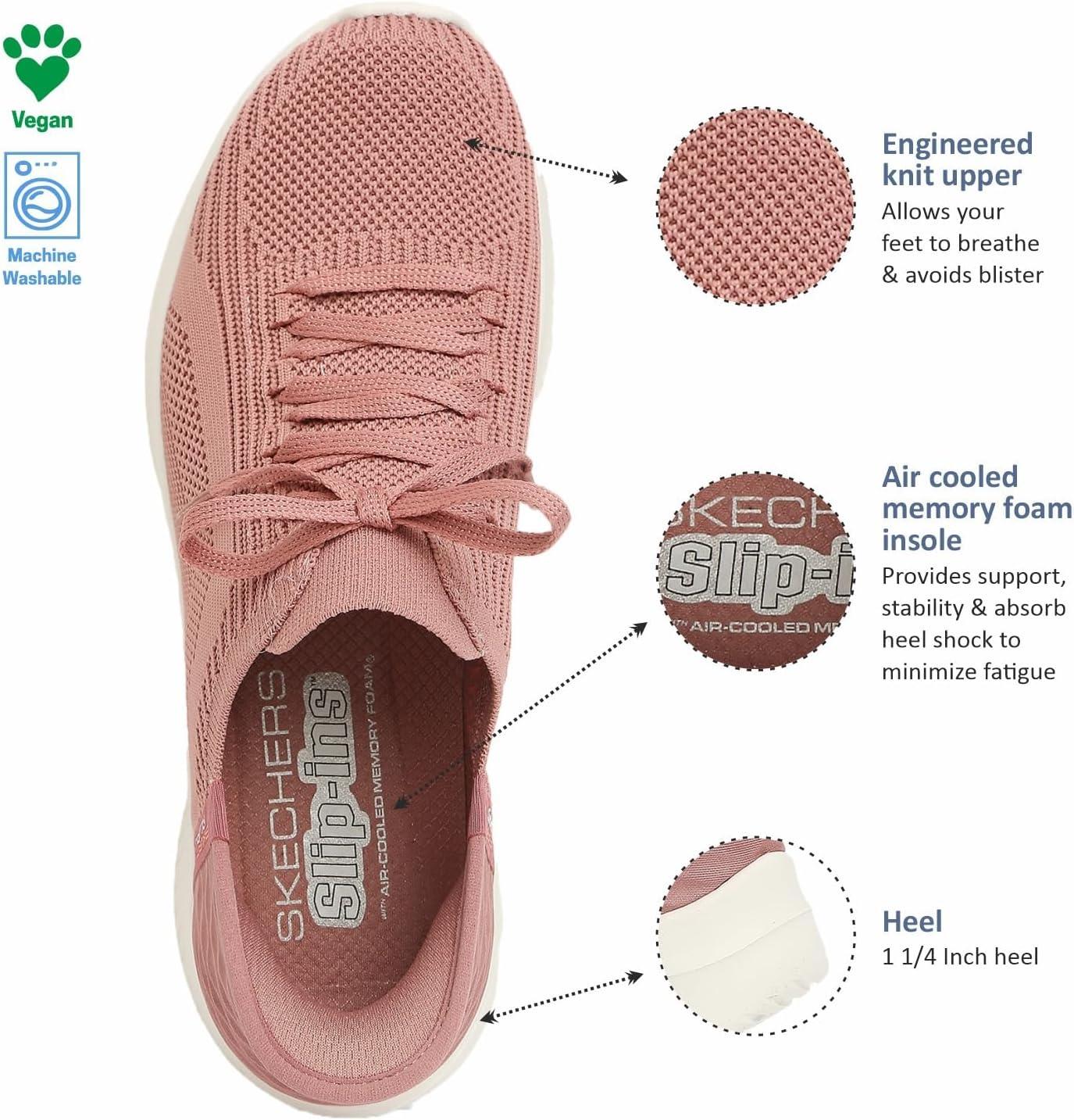 imageSkechers Womens Ultra Flex 30 Slipins SneakersMvemauve