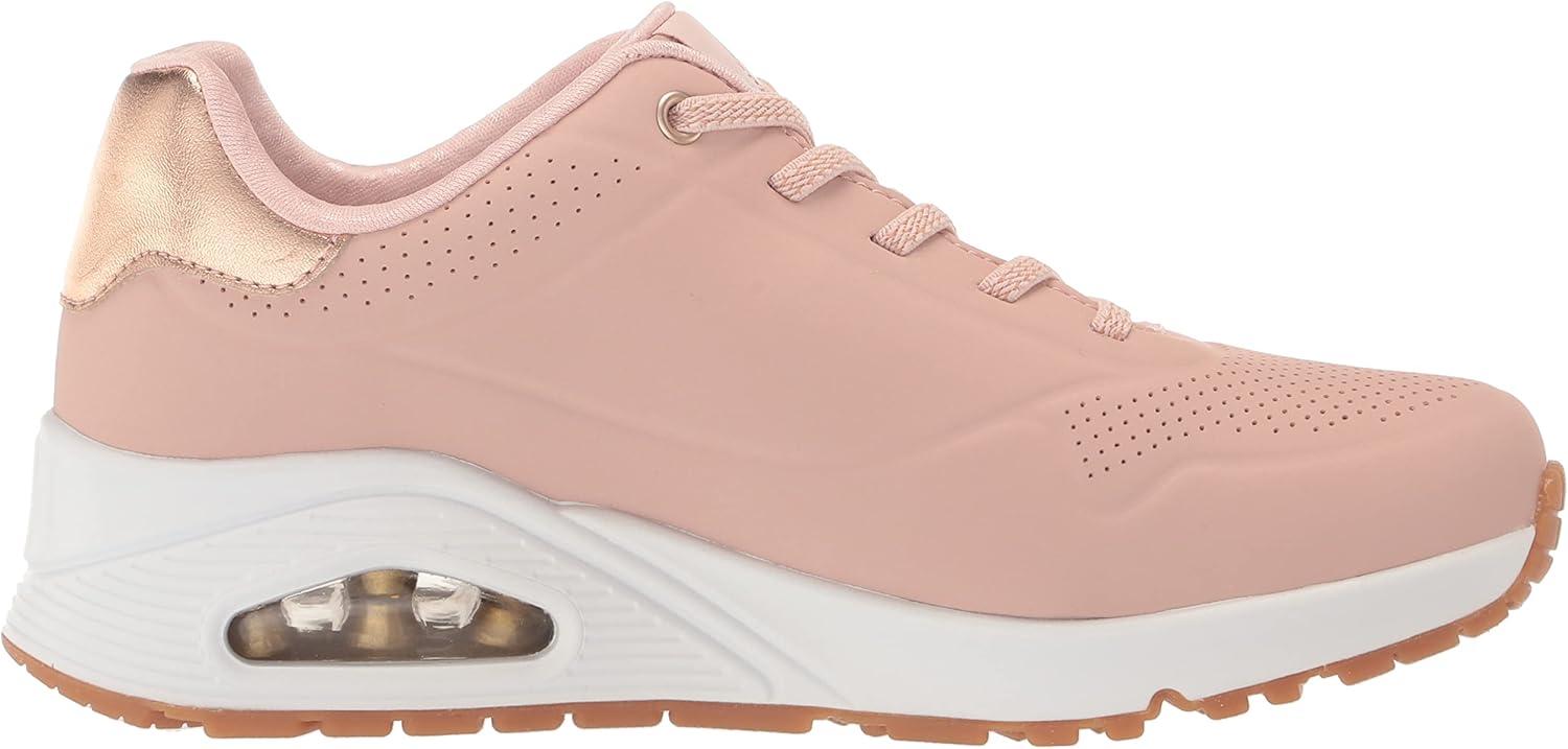 imageSkechers Womens Uno Shimmer Away Wedge Slipon Fashion SneakersBlsh