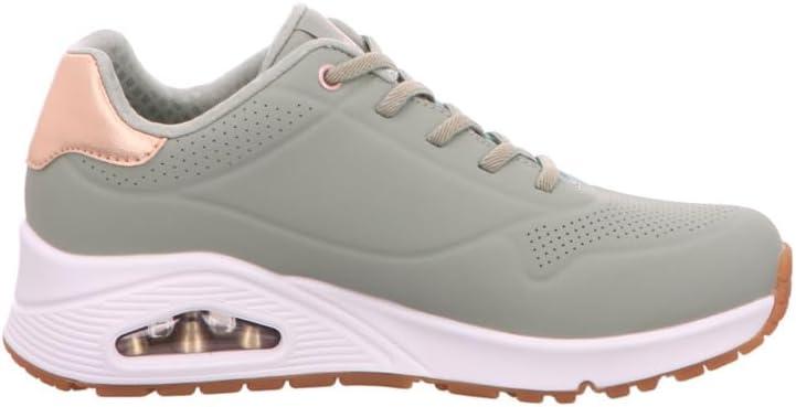 imageSkechers Womens Uno Shimmer Away Wedge Slipon Fashion SneakersSage