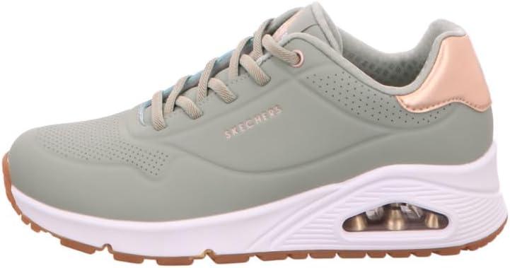 imageSkechers Womens Uno Shimmer Away Wedge Slipon Fashion SneakersSage