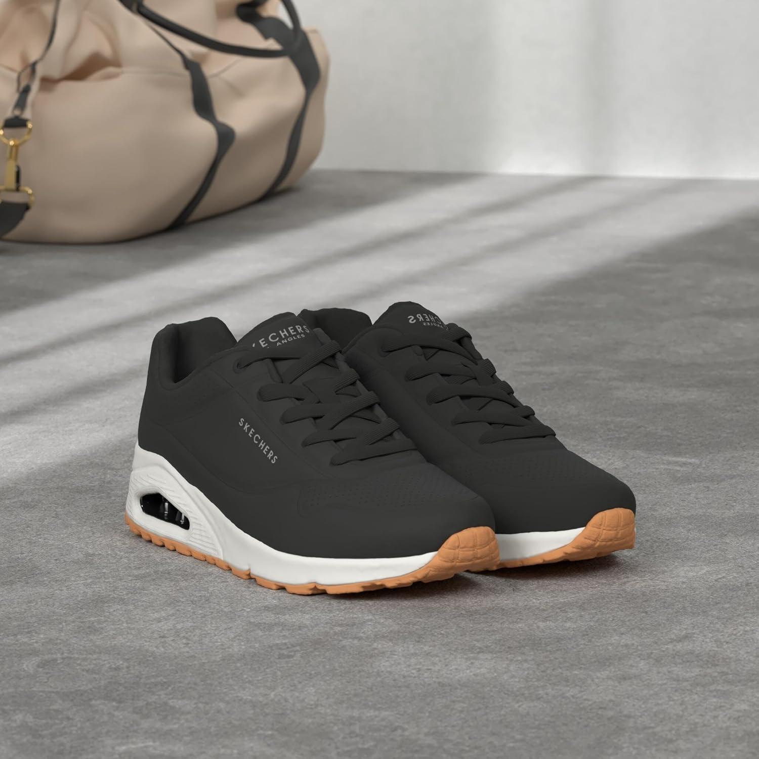 imageSkechers Womens Uno Stand on AirBlackWhite