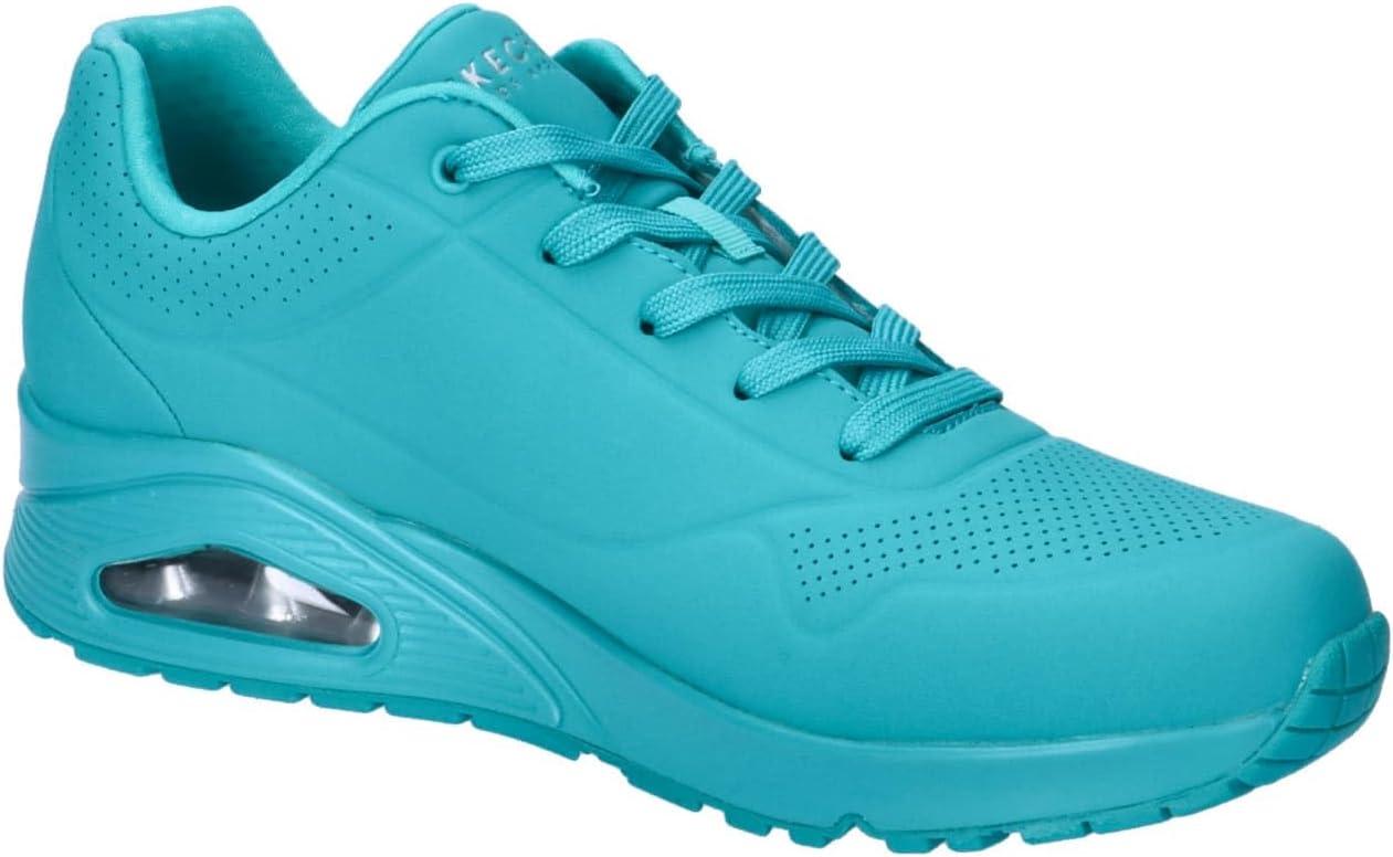 imageSkechers Womens Uno Stand on AirTurquoise Durabuck Mesh