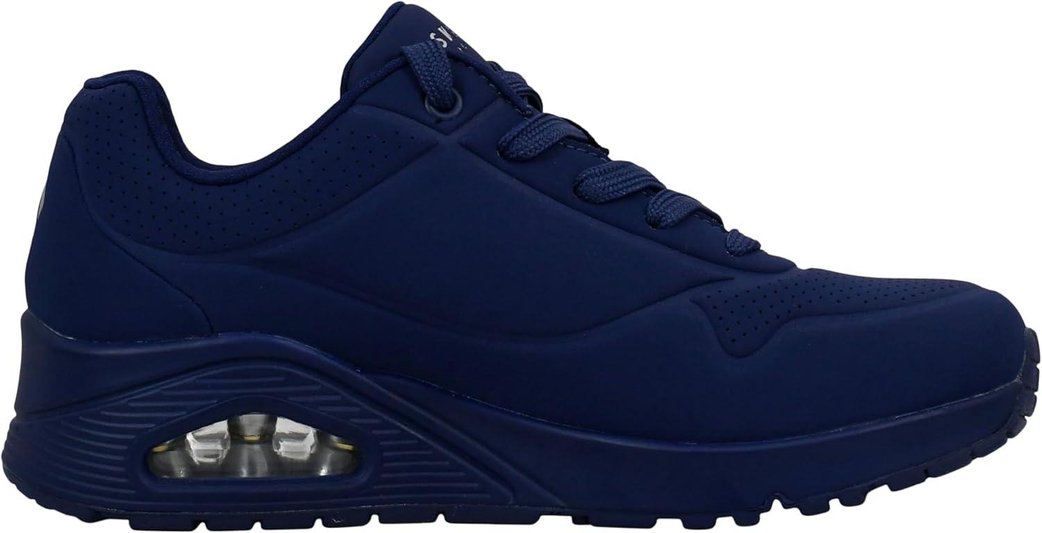 imageSkechers Womens UnoNight Shades Sneaker AirCooled Memory Foam SkechAir Midsole Durabuck UpperNavy