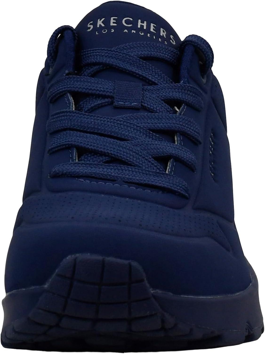 imageSkechers Womens UnoNight Shades Sneaker AirCooled Memory Foam SkechAir Midsole Durabuck UpperNavy