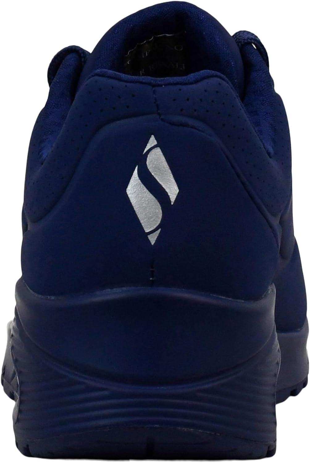 imageSkechers Womens UnoNight Shades Sneaker AirCooled Memory Foam SkechAir Midsole Durabuck UpperNavy