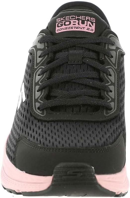 imageSkechers Womens Womens Hands Free Slipins Go Run Consistent 20 Endure SneakerBlackMauve