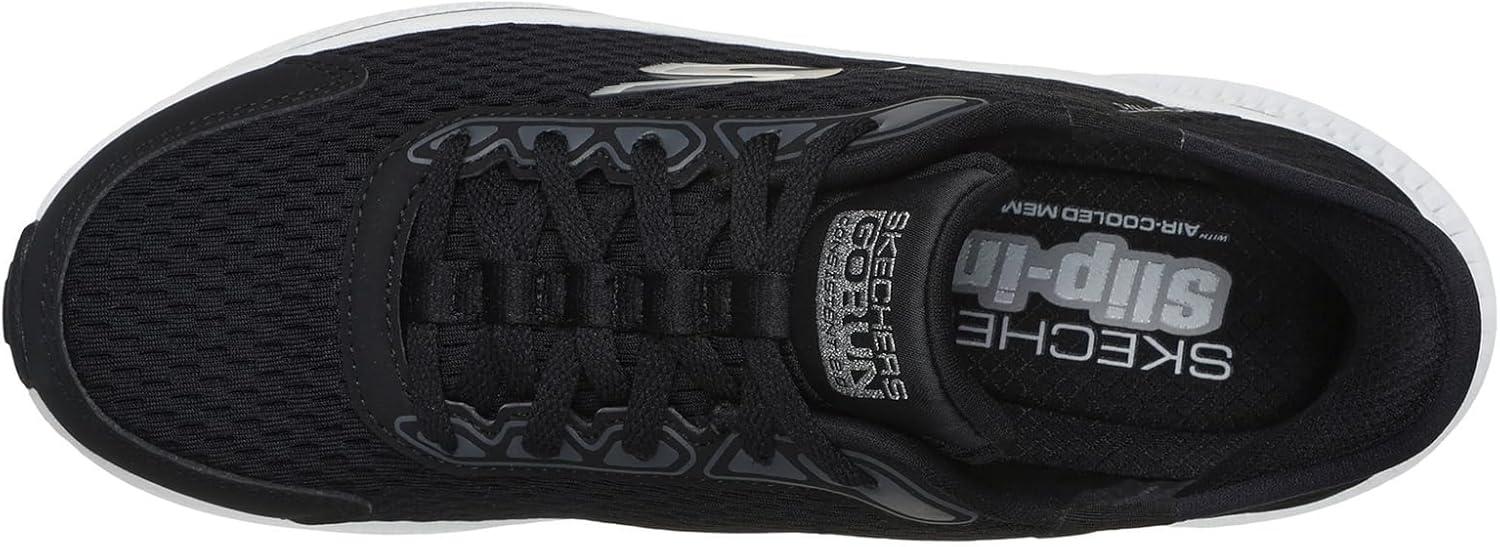 imageSkechers Womens Womens Hands Free Slipins Go Run Consistent 20 Endure SneakerBlackSilver