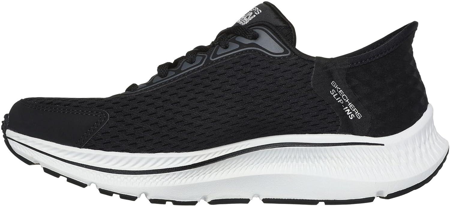 imageSkechers Womens Womens Hands Free Slipins Go Run Consistent 20 Endure SneakerBlackSilver