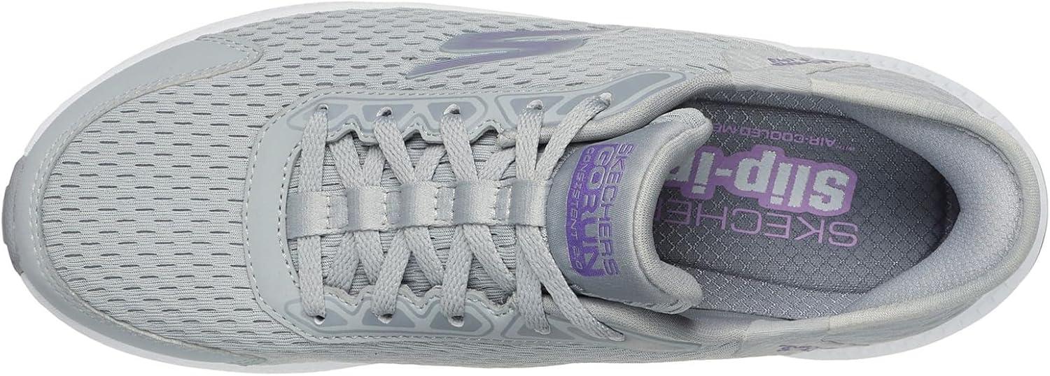 imageSkechers Womens Womens Hands Free Slipins Go Run Consistent 20 Endure SneakerGrayLavender