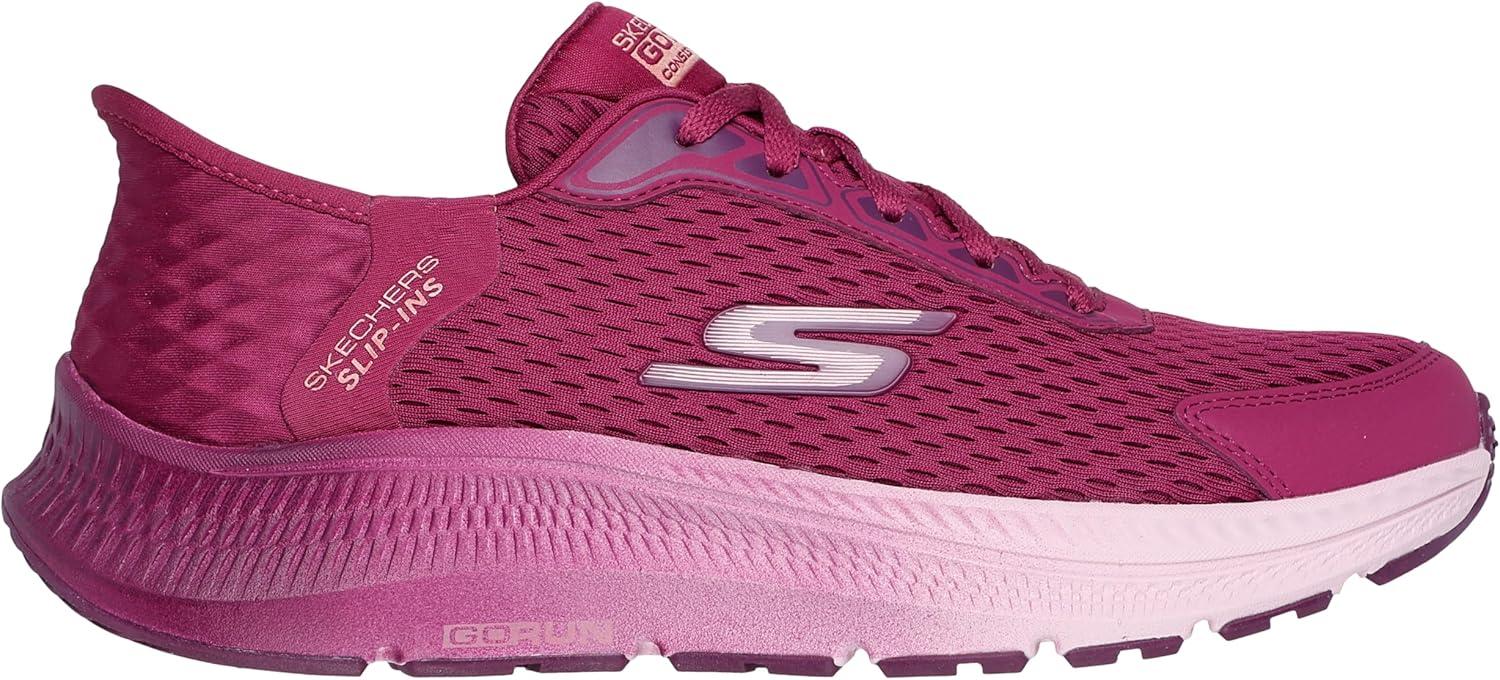imageSkechers Womens Womens Hands Free Slipins Go Run Consistent 20 Endure SneakerRaspberry