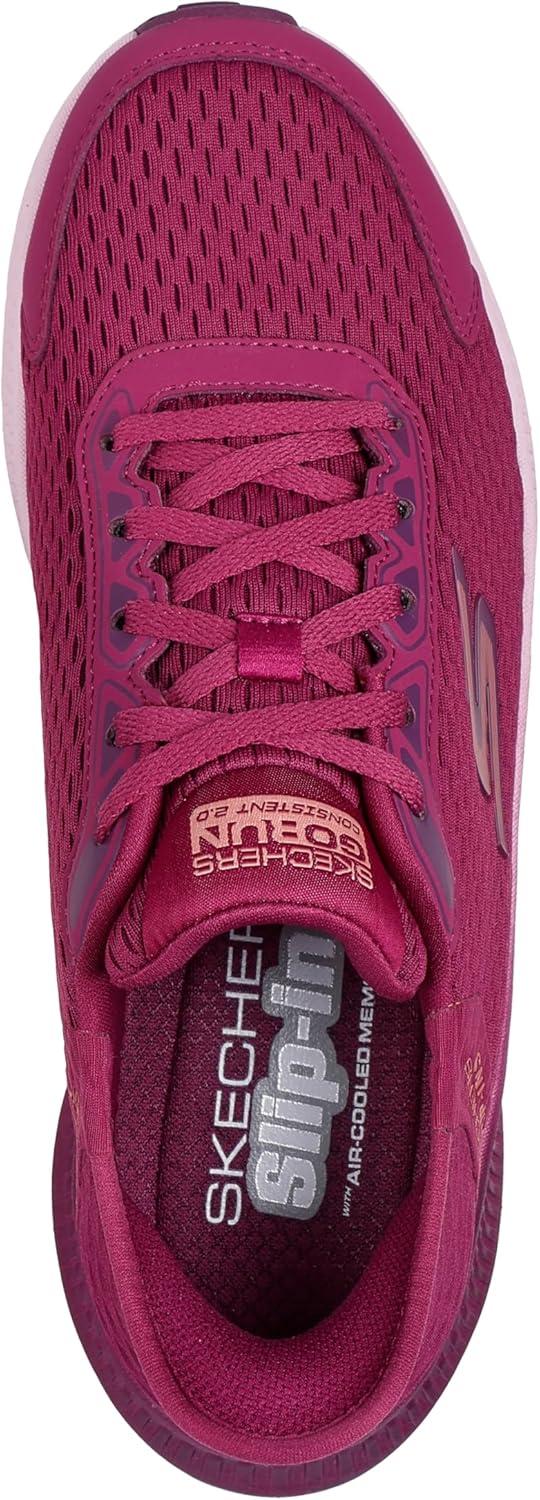 imageSkechers Womens Womens Hands Free Slipins Go Run Consistent 20 Endure SneakerRaspberry