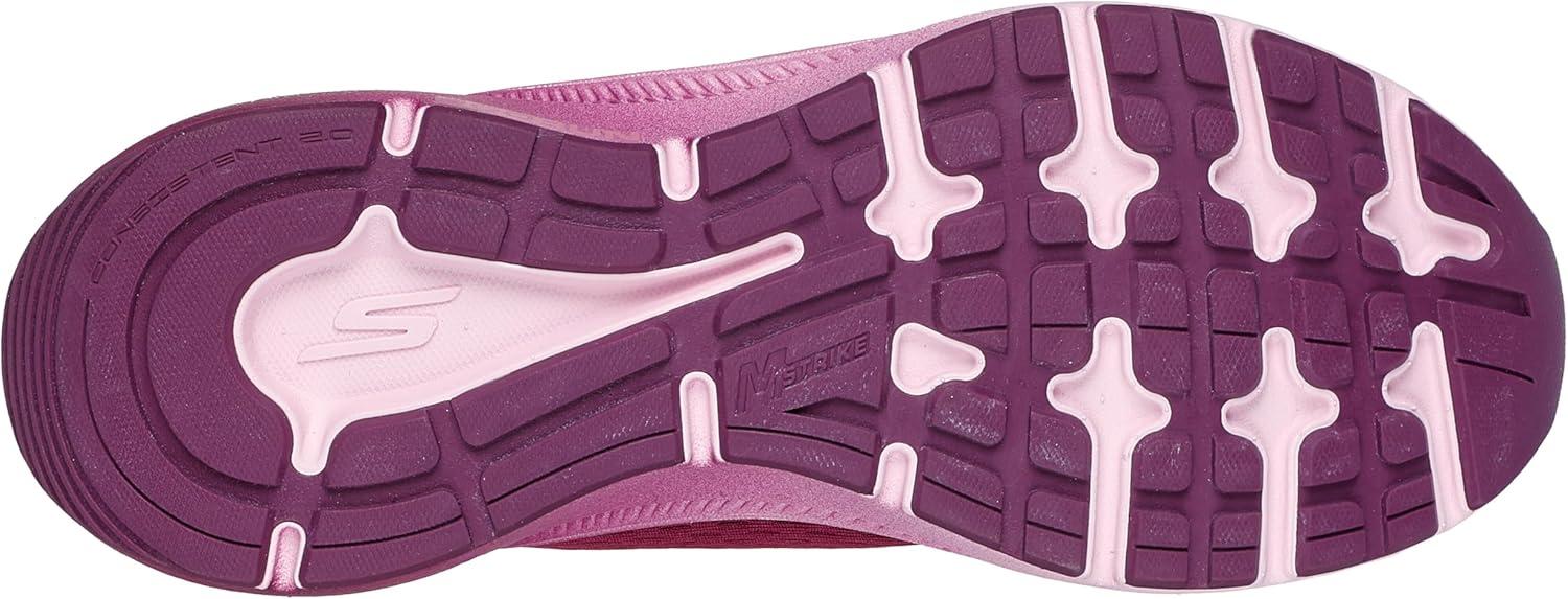 imageSkechers Womens Womens Hands Free Slipins Go Run Consistent 20 Endure SneakerRaspberry Textile Purple Trim
