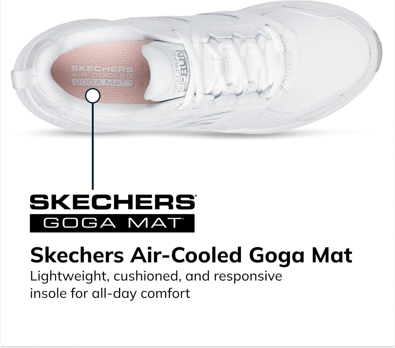 imageSkechers Womens Womens Hands Free Slipins Go Run Consistent 20 Endure SneakerWhite