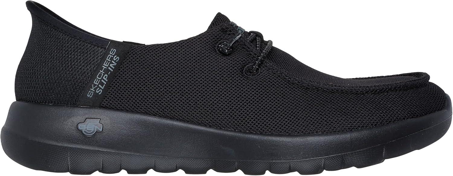 imageSkechers Womens Womens Hands Free Slipins Go Walk Joy Moc Toe Casual ShoeBlackBlack