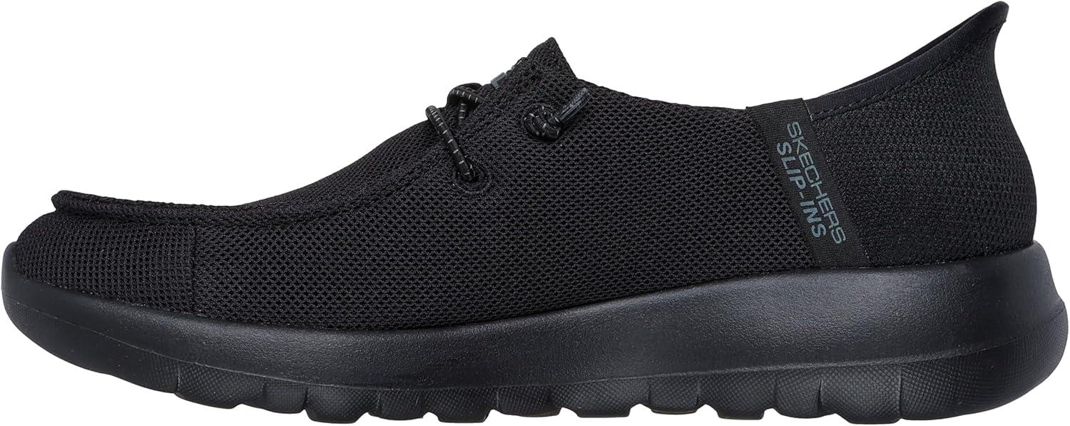 imageSkechers Womens Womens Hands Free Slipins Go Walk Joy Moc Toe Casual ShoeBlackBlack