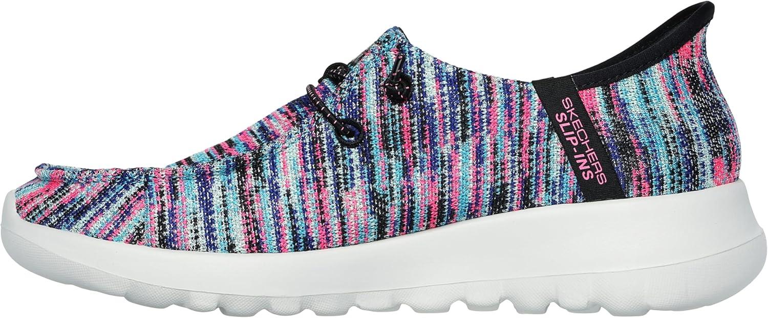 imageSkechers Womens Womens Hands Free Slipins Go Walk Joy Moc Toe Casual ShoeBlackMulti