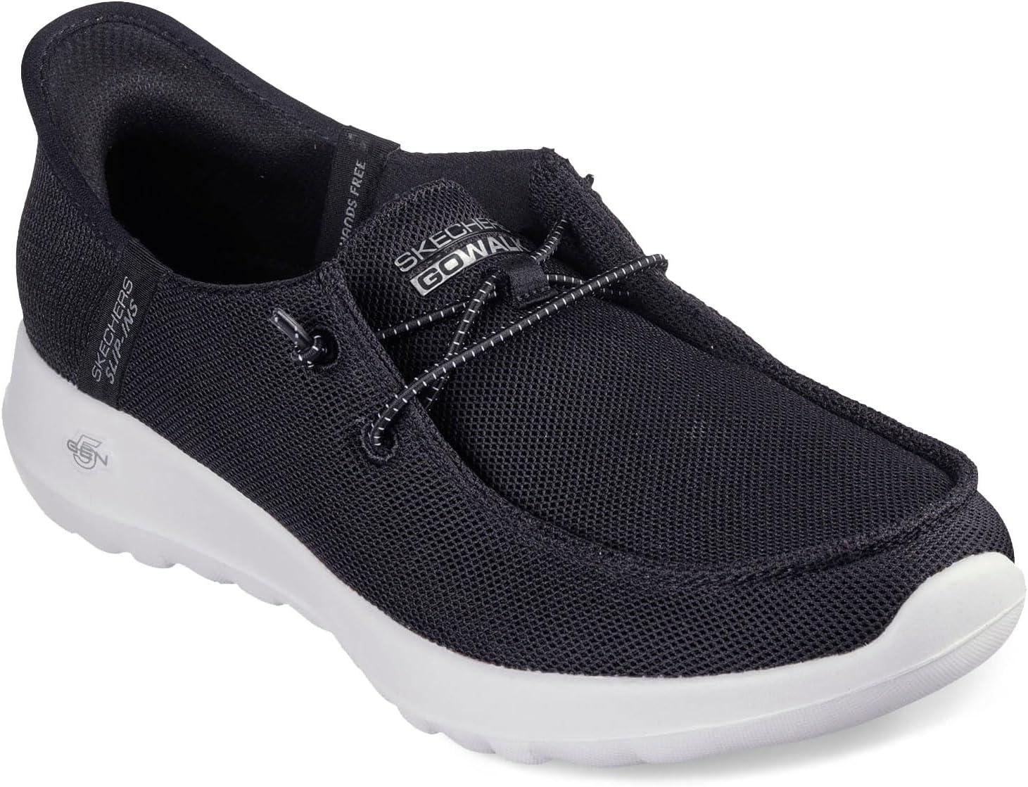 imageSkechers Womens Womens Hands Free Slipins Go Walk Joy Moc Toe Casual ShoeBlackWhite
