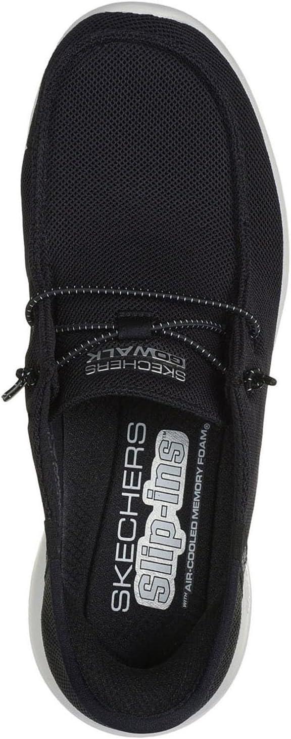imageSkechers Womens Womens Hands Free Slipins Go Walk Joy Moc Toe Casual ShoeBlackWhite