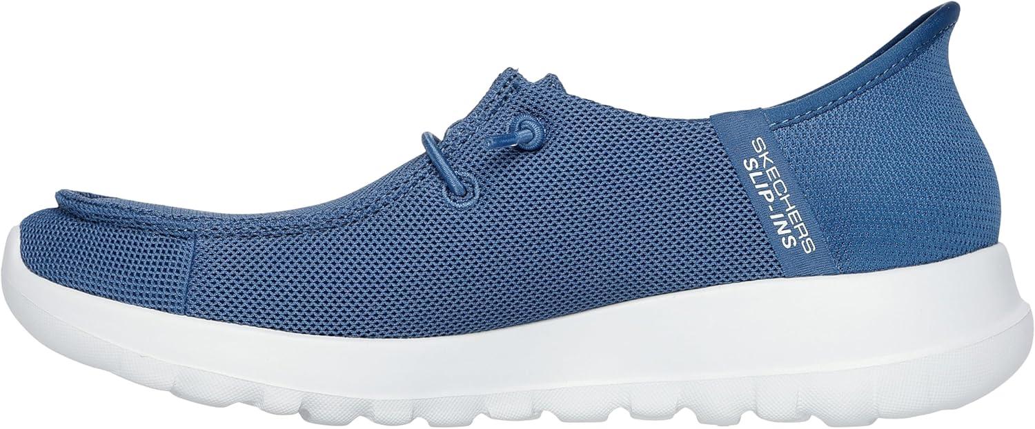 imageSkechers Womens Womens Hands Free Slipins Go Walk Joy Moc Toe Casual ShoeBlue
