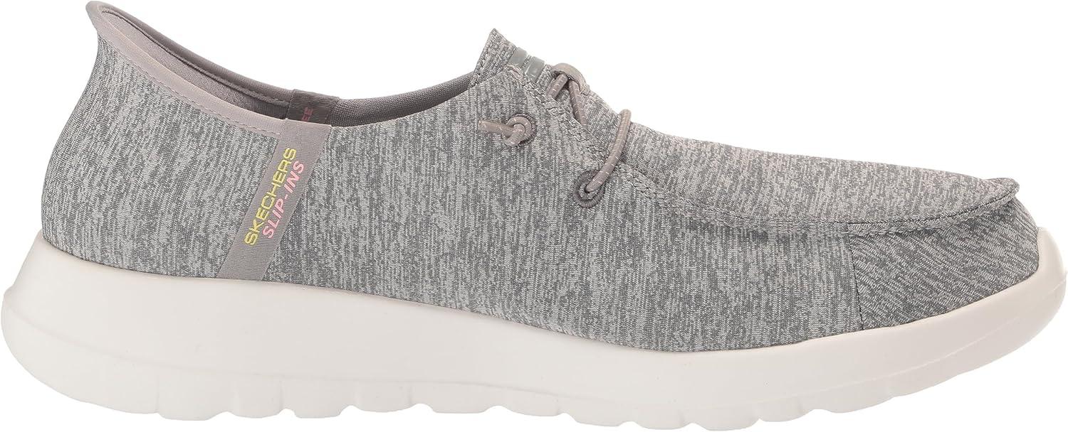 imageSkechers Womens Womens Hands Free Slipins Go Walk Joy Moc Toe Casual ShoeLight Gray