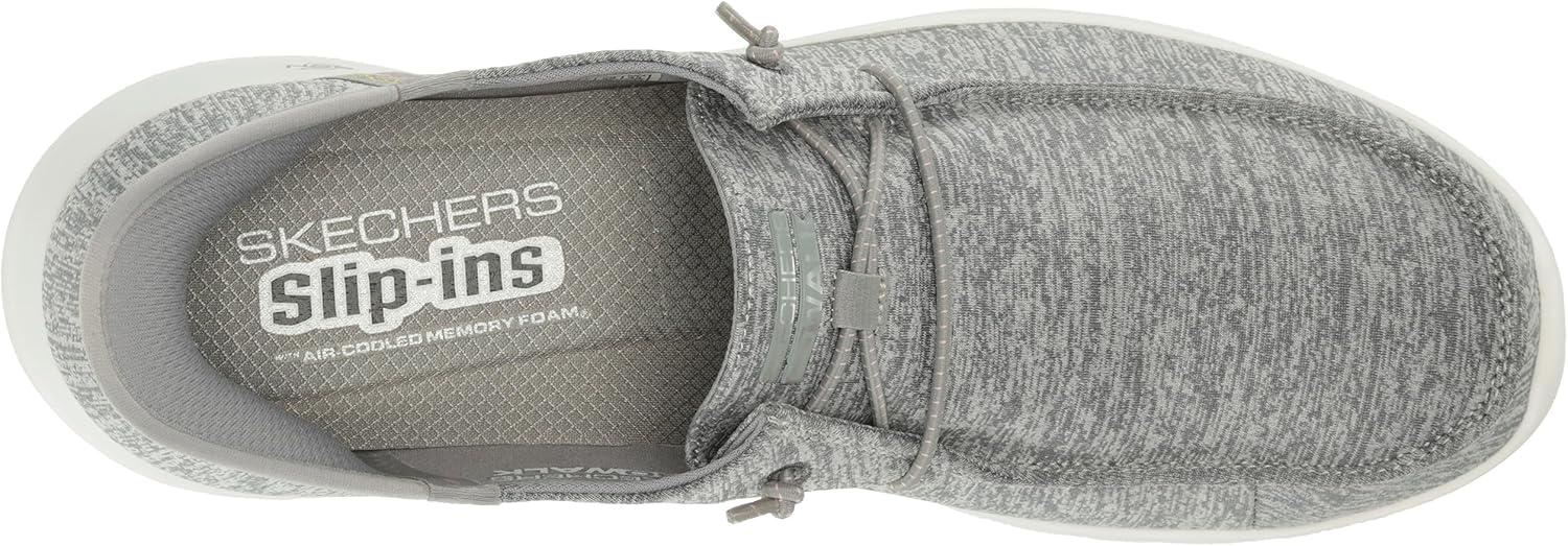 imageSkechers Womens Womens Hands Free Slipins Go Walk Joy Moc Toe Casual ShoeLight Gray