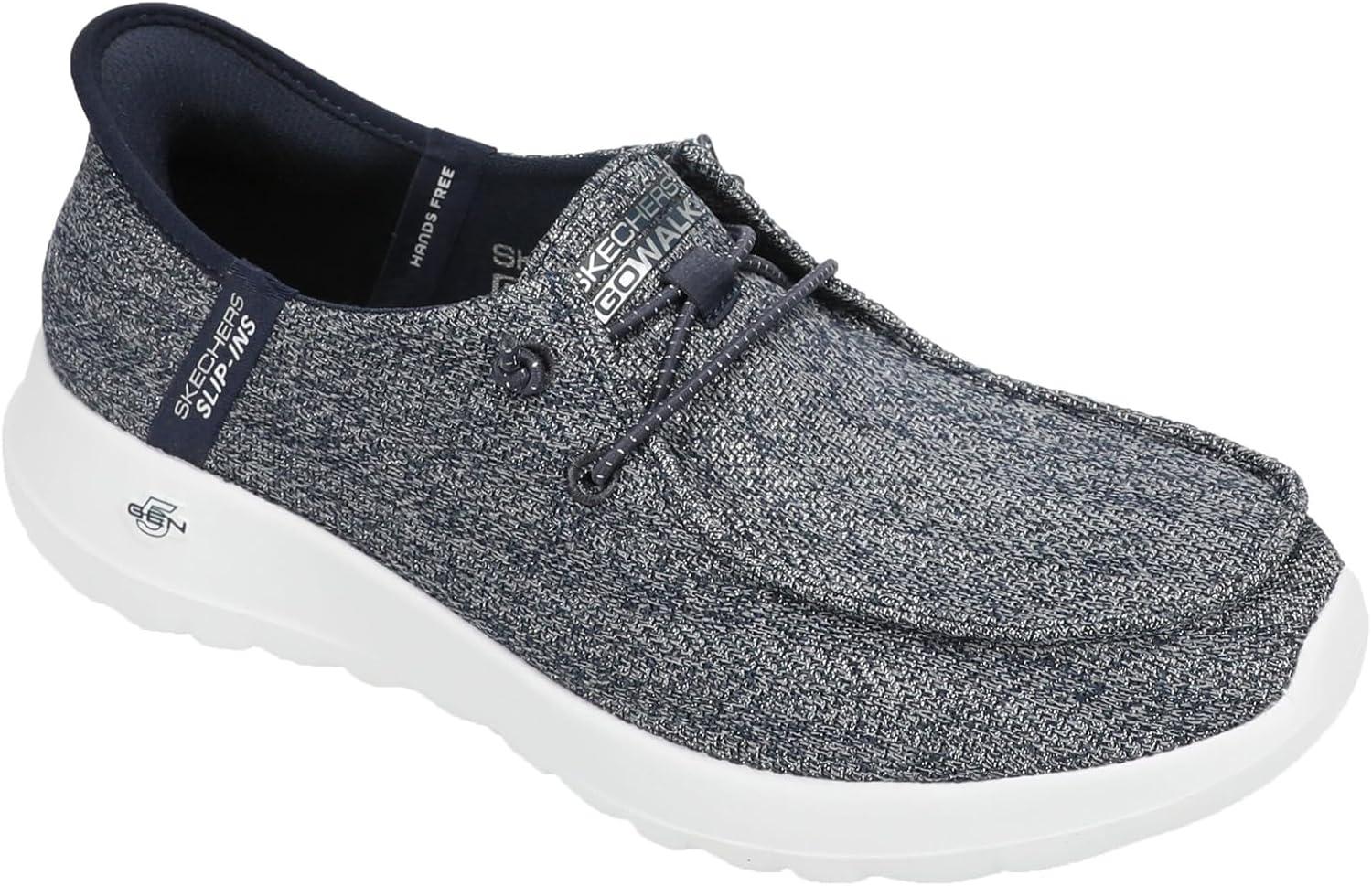 imageSkechers Womens Womens Hands Free Slipins Go Walk Joy Moc Toe Casual ShoeNavy
