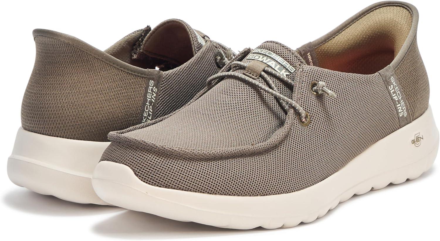 imageSkechers Womens Womens Hands Free Slipins Go Walk Joy Moc Toe Casual ShoeOlive