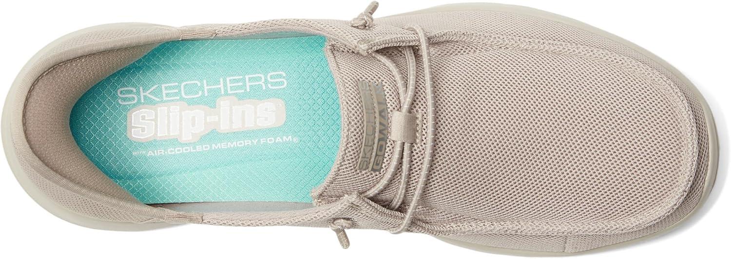 imageSkechers Womens Womens Hands Free Slipins Go Walk Joy Moc Toe Casual ShoeTaupe