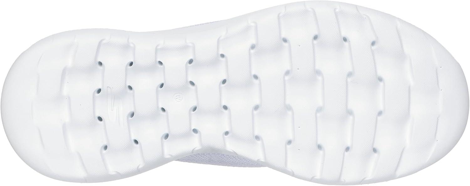 imageSkechers Womens Womens Hands Free Slipins Go Walk Joy Moc Toe Casual ShoeWhiteSilver