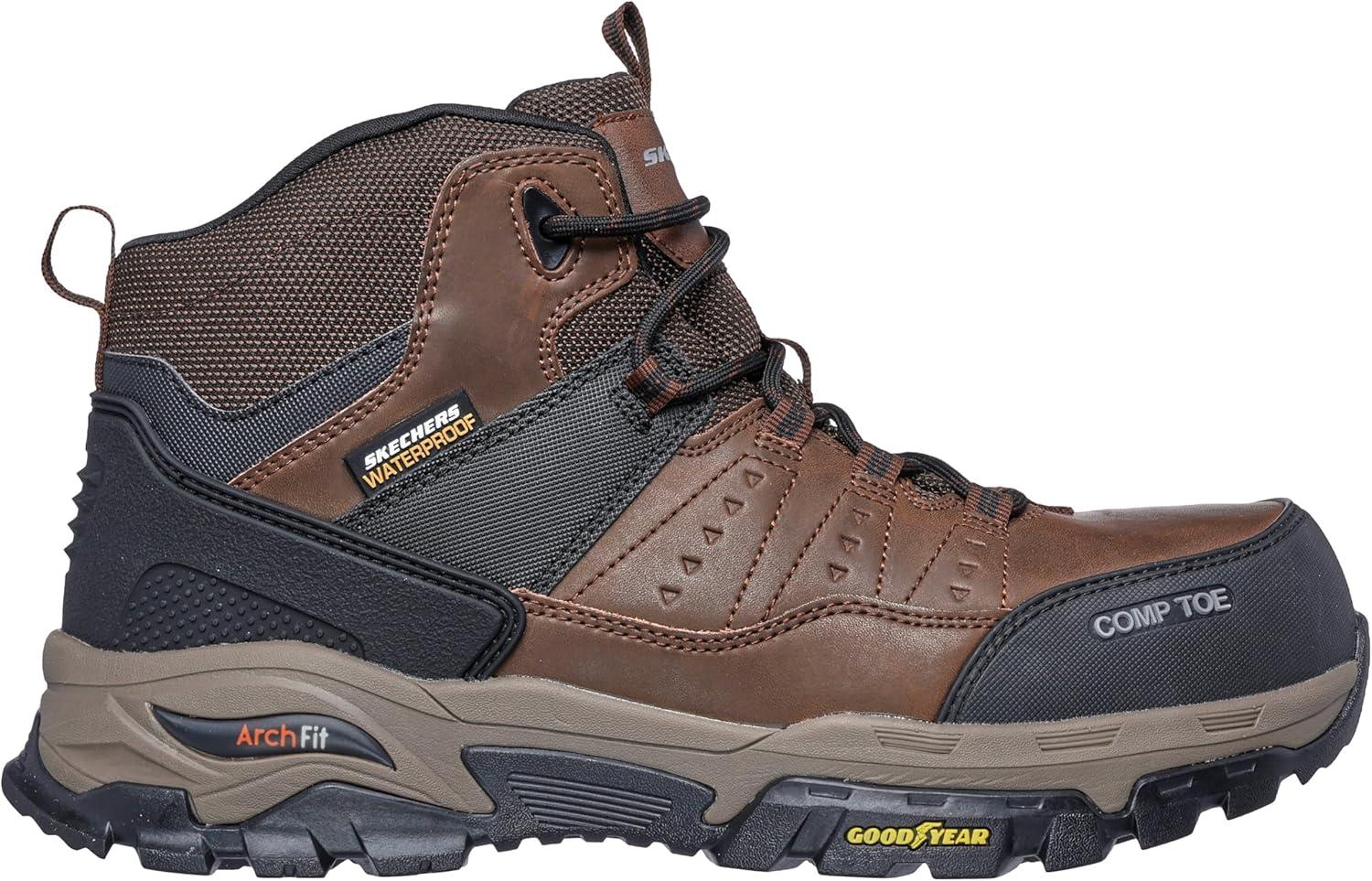 imageSkechers mens Arch Fit Tarver Composite ToeBrbk