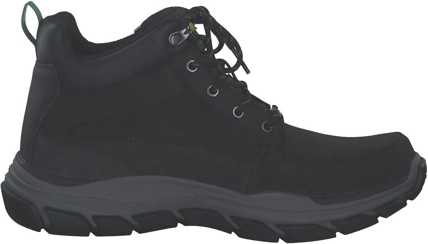 imageSkechers mens John Deere Respected Landin Waterproof Mid Top Leather Lace Up BootsBlack