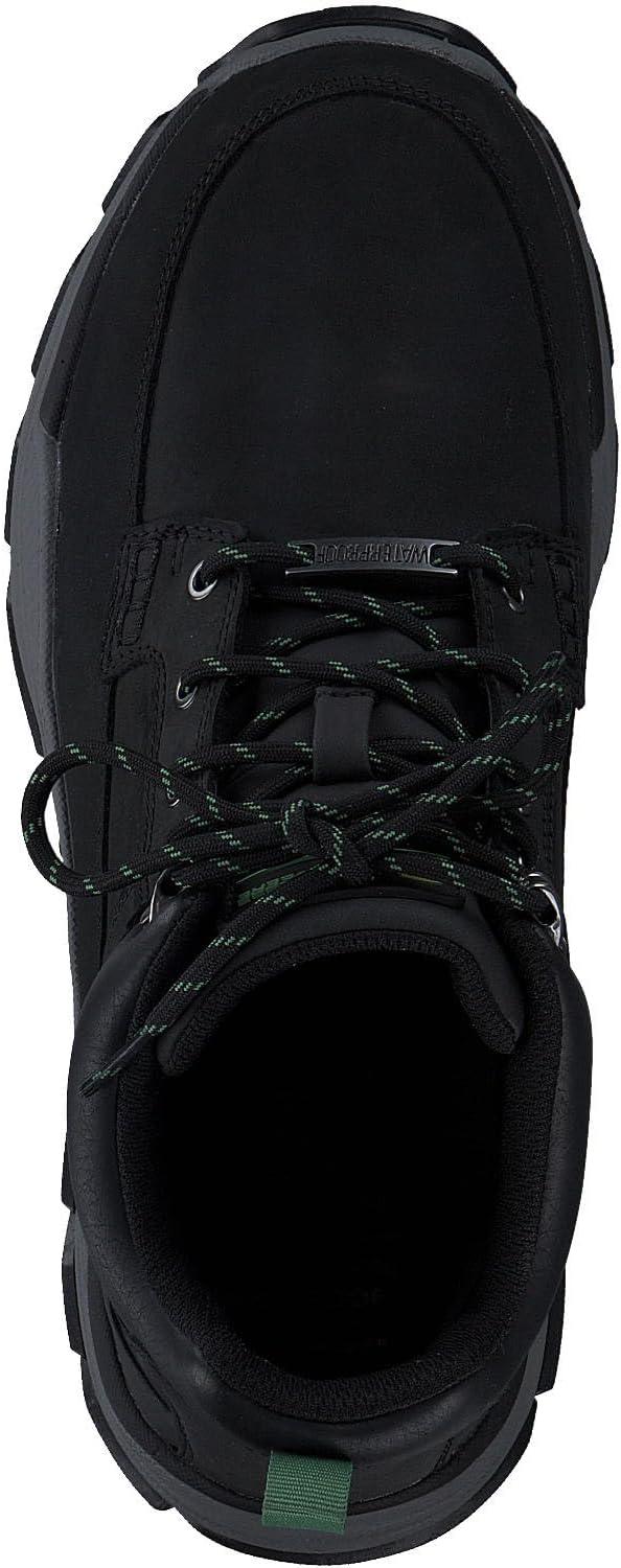 imageSkechers mens John Deere Respected Landin Waterproof Mid Top Leather Lace Up BootsBlack