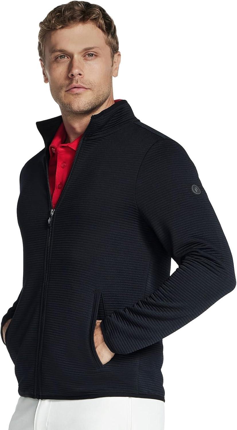 imageSkechers mens The Hoodless Hoodie Ottoman JacketBlack